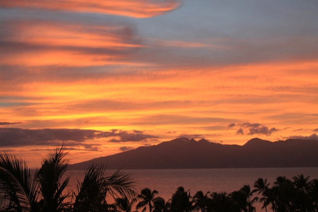 property view of water with a mountain view