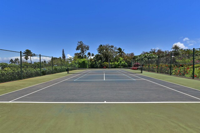 view of sport court