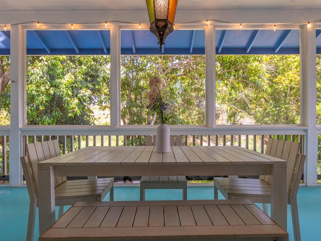 568 Hana Hwy Unit B, Paia, HI 96779 - wooden terrace featuring outdoor dining area