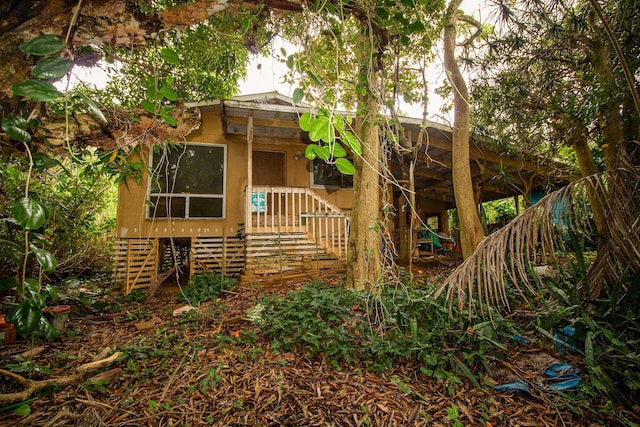 view of rear view of house