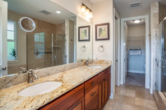 1387 Hihimanu St Unit 16, Kihei, HI 96753 - bathroom with walk in shower and vanity