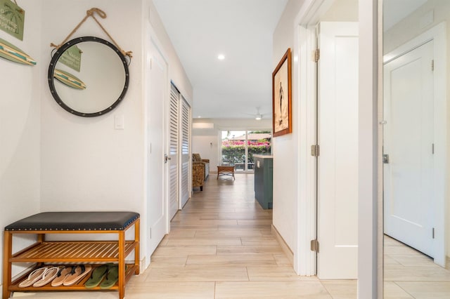 1299 Uluniu Rd Unit 106C, Kihei, HI 96753 - hallway with recessed lighting and baseboards