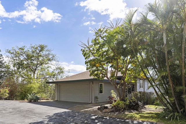 exterior space with driveway