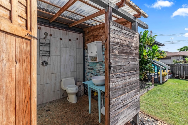 bathroom with toilet