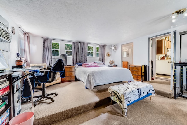 2120 Onaona St, Wailuku, HI 96793 - carpeted bedroom with a textured ceiling and a desk