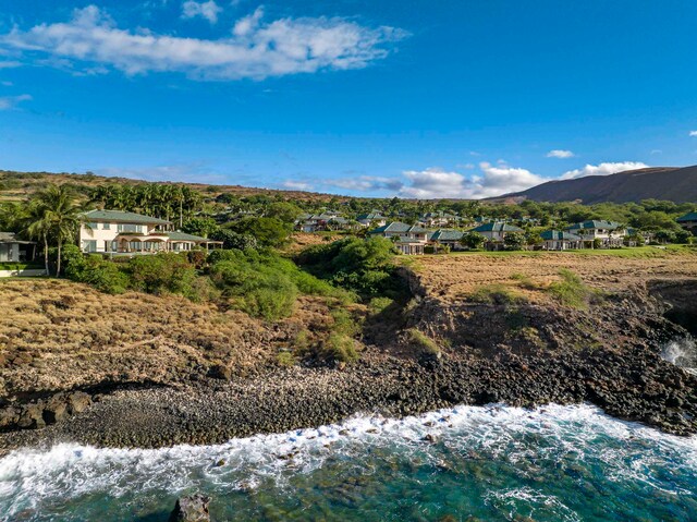 property view of mountains featuring a water view