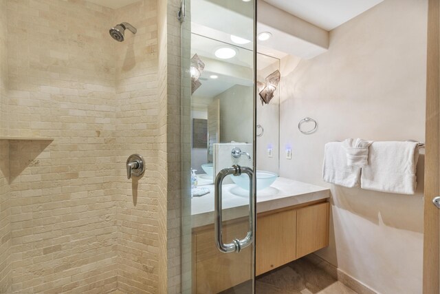 160 Pualei Dr Unit 160-4, Lahaina, HI 96761 - full bathroom featuring a shower stall and vanity