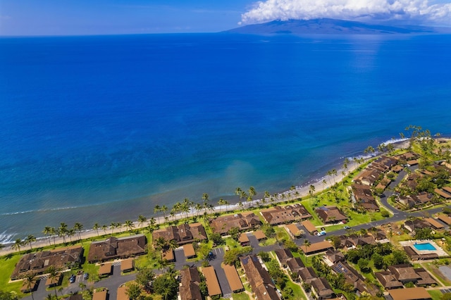 160 Pualei Dr Unit 160-4, Lahaina, HI 96761 - aerial view of property's location with waterfront with a beach and nearby suburban area