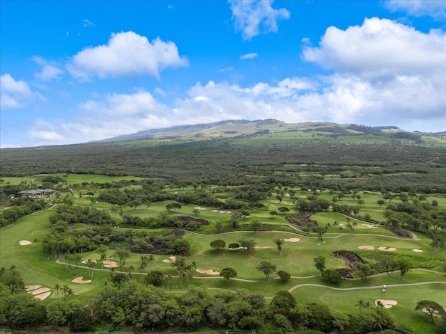 4850 Makena Alanui Rd Unit F-108, Kihei, HI 96753 - aerial view with golf course view and a mountain view