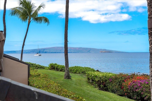 4850 Makena Alanui Rd Unit F-108, Kihei, HI 96753 - view of water feature with a mountain view