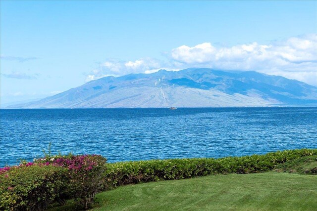 4850 Makena Alanui Rd Unit F-108, Kihei, HI 96753 - water view with a mountain view