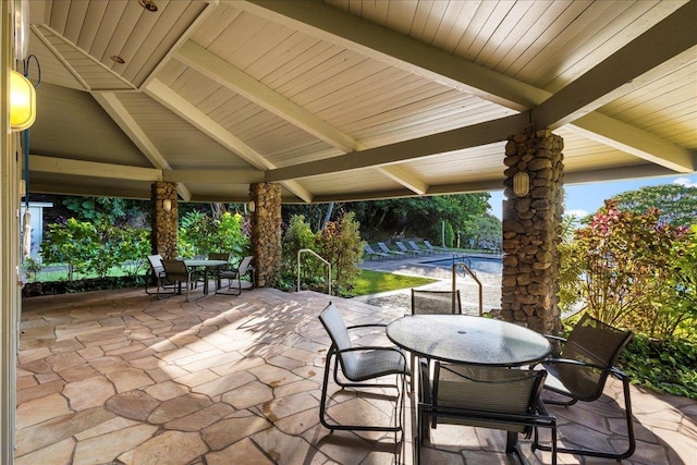 view of patio
