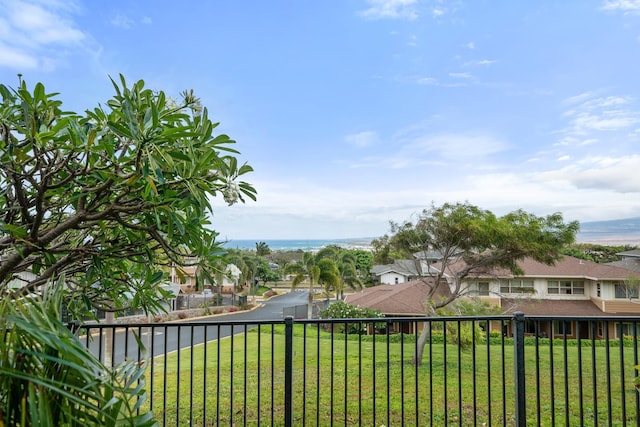 123 Hoowaiwai Loop Unit 1801, Wailuku, HI 96793 - view of green lawn with a residential view and a balcony