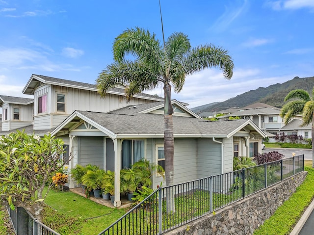 123 Hoowaiwai Loop Unit 1801, Wailuku, HI 96793 - view of front of house featuring a shingled roof and a mountain view