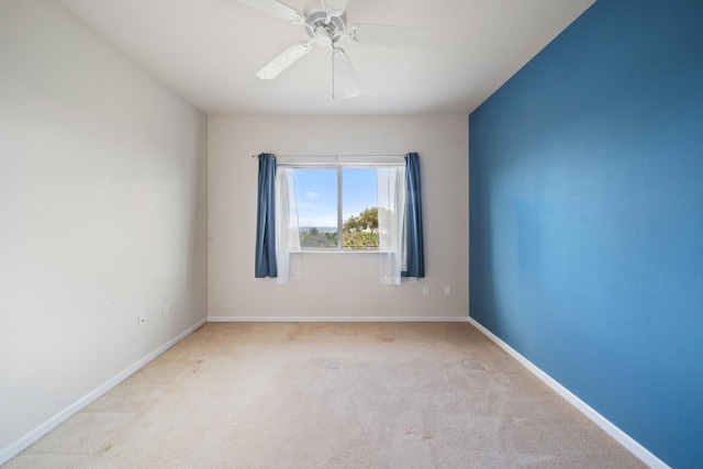 123 Hoowaiwai Loop Unit 1801, Wailuku, HI 96793 - spare room with carpet, ceiling fan, and baseboards