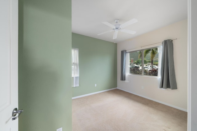 123 Hoowaiwai Loop Unit 1801, Wailuku, HI 96793 - carpeted empty room with baseboards and a ceiling fan