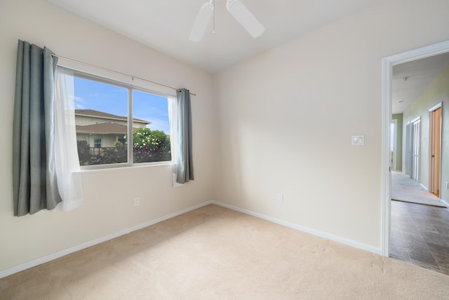 123 Hoowaiwai Loop Unit 1801, Wailuku, HI 96793 - carpeted spare room with baseboards and ceiling fan