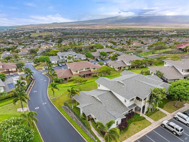 123 Hoowaiwai Loop Unit 1801, Wailuku, HI 96793 - aerial perspective of suburban area with a mountain backdrop