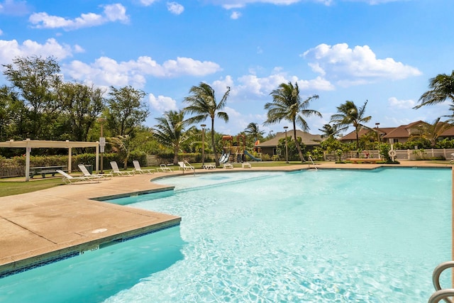 view of swimming pool