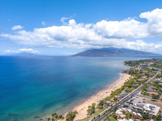 2387 S Kihei Rd Unit C108, Kihei, HI 96753 - water view with local beach and a mountainous background