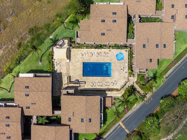 2387 S Kihei Rd Unit C108, Kihei, HI 96753 - aerial view of property and surrounding area with a pool area