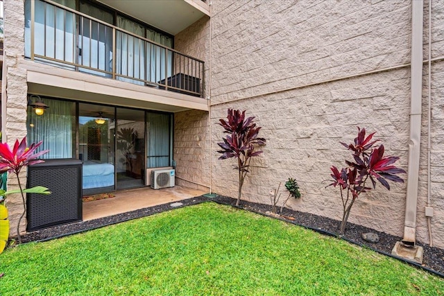 2387 S Kihei Rd Unit C108, Kihei, HI 96753 - exterior space with a balcony, a patio area, and a cooling unit