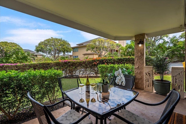 2387 S Kihei Rd Unit C108, Kihei, HI 96753 - view of patio / terrace with outdoor dining space