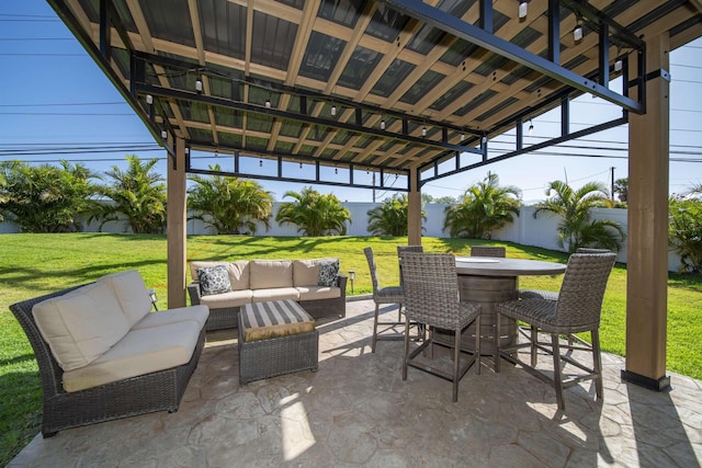 155 Aliilani Pl, Kihei, HI 96753 - view of patio featuring outdoor lounge area and outdoor dining area