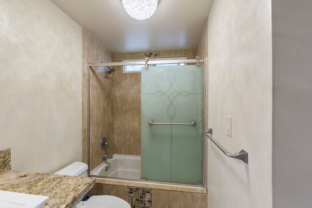 885 Haunani Pl, Wailuku, HI 96793 - full bathroom featuring toilet, enclosed tub / shower combo, and vanity