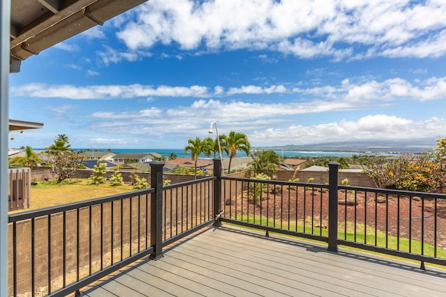 885 Haunani Pl, Wailuku, HI 96793 - deck with a residential view
