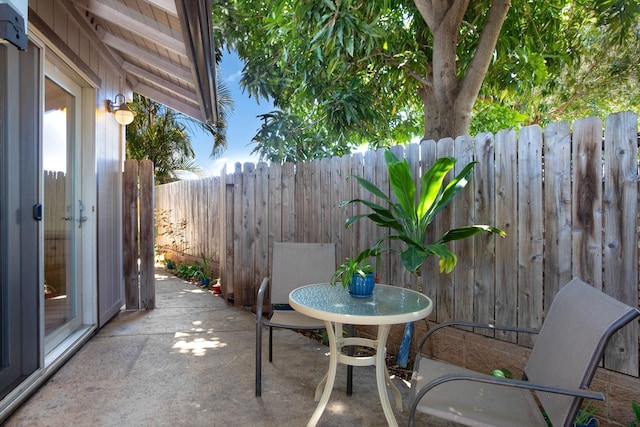 view of patio