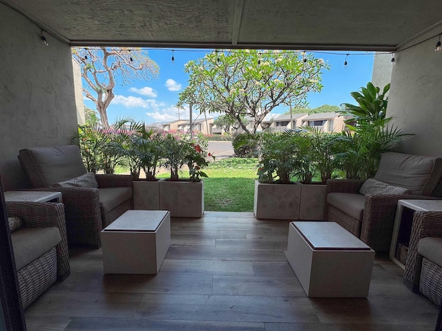 view of patio / terrace with outdoor lounge area