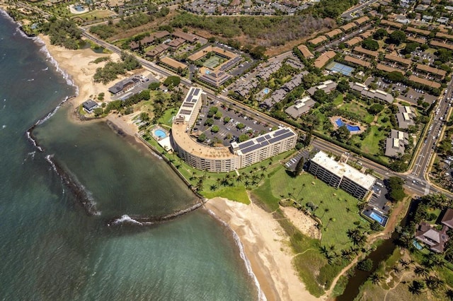 679 S Kihei Rd Unit D205, Kihei, HI 96753 - drone / aerial view featuring a water view