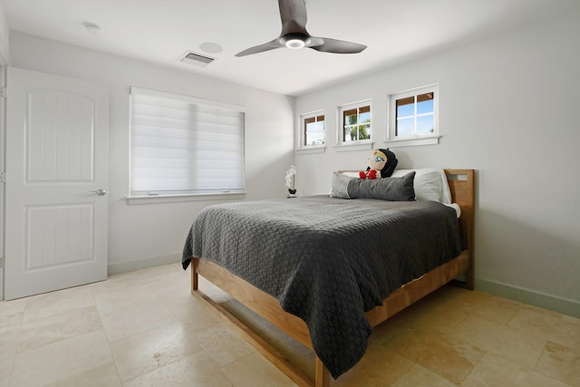 2335 Hihimanu St Unit 117, Kihei, HI 96753 - bedroom with ceiling fan and baseboards