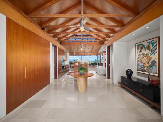 3100 Wailea Alanui Dr Unit 12, Kihei, HI 96753 - hall featuring wood ceiling