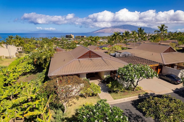 3100 Wailea Alanui Dr Unit 12, Kihei, HI 96753 - view from above of property with a water and mountain view