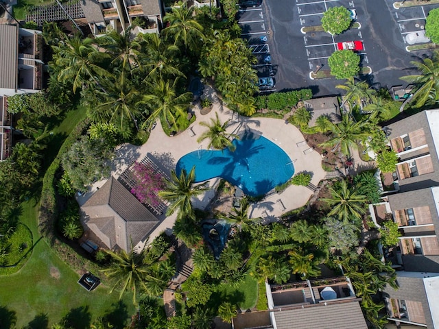 2777 S Kihei Rd Unit K-101, Kihei, HI 96753 - aerial overview of property's location featuring a pool