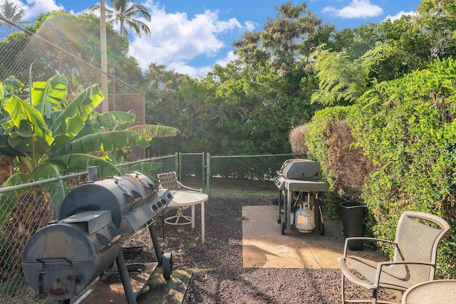 3660 Lower Honoapiilani Rd Unit 306, Lahaina, HI 96761 - view of patio / terrace featuring a grill and fence