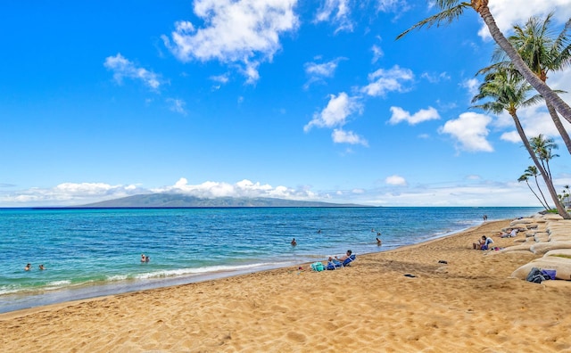 4327 Lower Honoapiilani Rd Unit 1002B, Lahaina, HI 96761 - water view featuring nearby beach