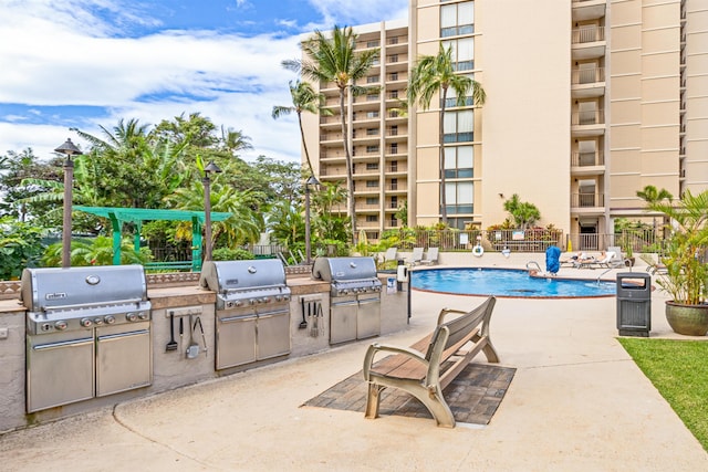 4327 Lower Honoapiilani Rd Unit 1002B, Lahaina, HI 96761 - view of patio with a community pool