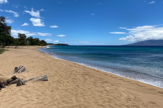 water view featuring a view of the beach