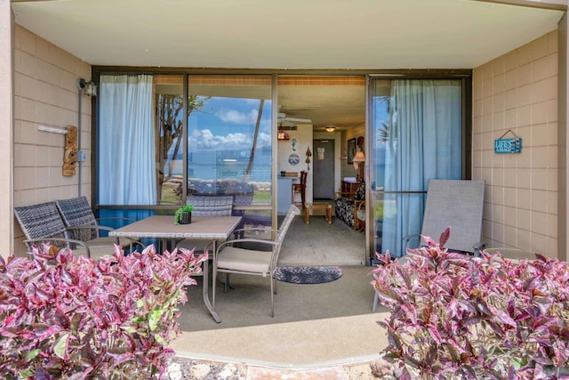 view of patio