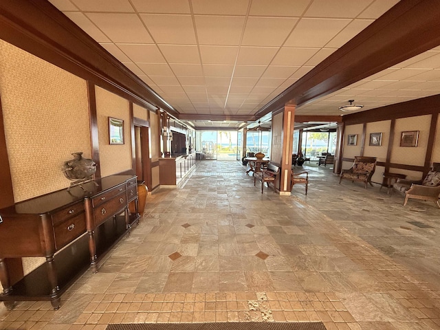 475 Front St Unit 308, Lahaina, HI 96761 - corridor featuring ornamental molding
