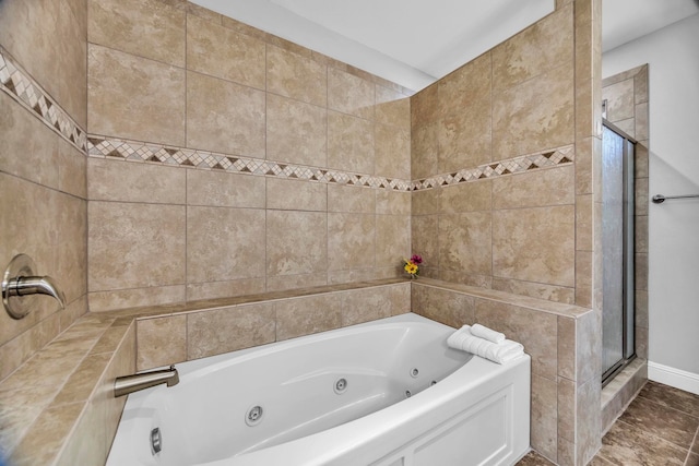 207 Kahana Ridge Dr Unit 132, Lahaina, HI 96761 - bathroom with a jetted tub and a shower stall