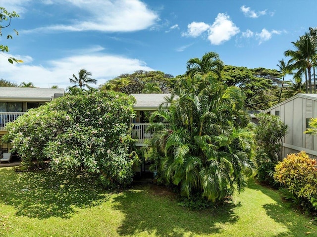 4435 Lower Honoapiilani Rd Unit 142, Lahaina, HI 96761 - view of green lawn