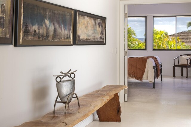 view of living area