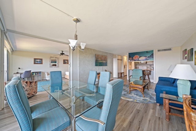 45 Kai Ala Dr Unit A615, Lahaina, HI 96761 - dining area featuring wood finished floors and ceiling fan