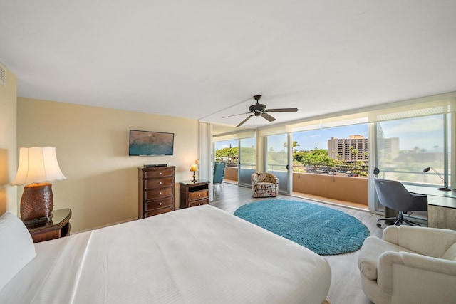 45 Kai Ala Dr Unit A615, Lahaina, HI 96761 - bedroom featuring wood finished floors and a ceiling fan