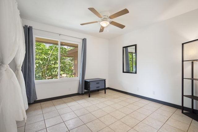 7 Kaiau Pl Unit 6, Kihei, HI 96753 - spare room with a ceiling fan and baseboards