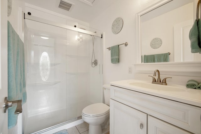 7 Kaiau Pl Unit 6, Kihei, HI 96753 - bathroom with a shower stall, vanity, and tile patterned flooring
